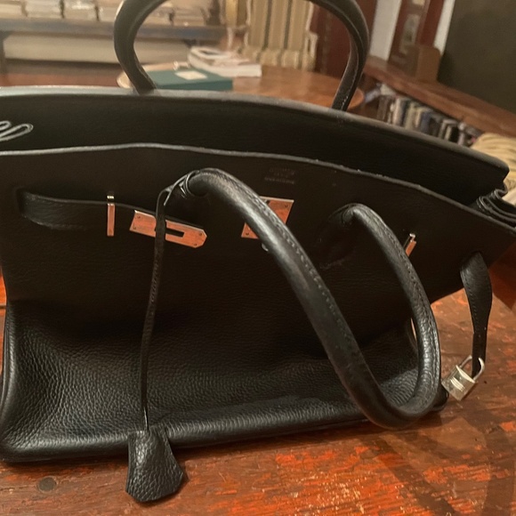 Older black Togo Birkin rep 35 palladium, some issues - Picture 2 of 9